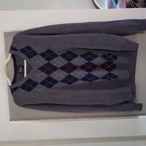 Jos A Bank Cashmere Argyle Sweater